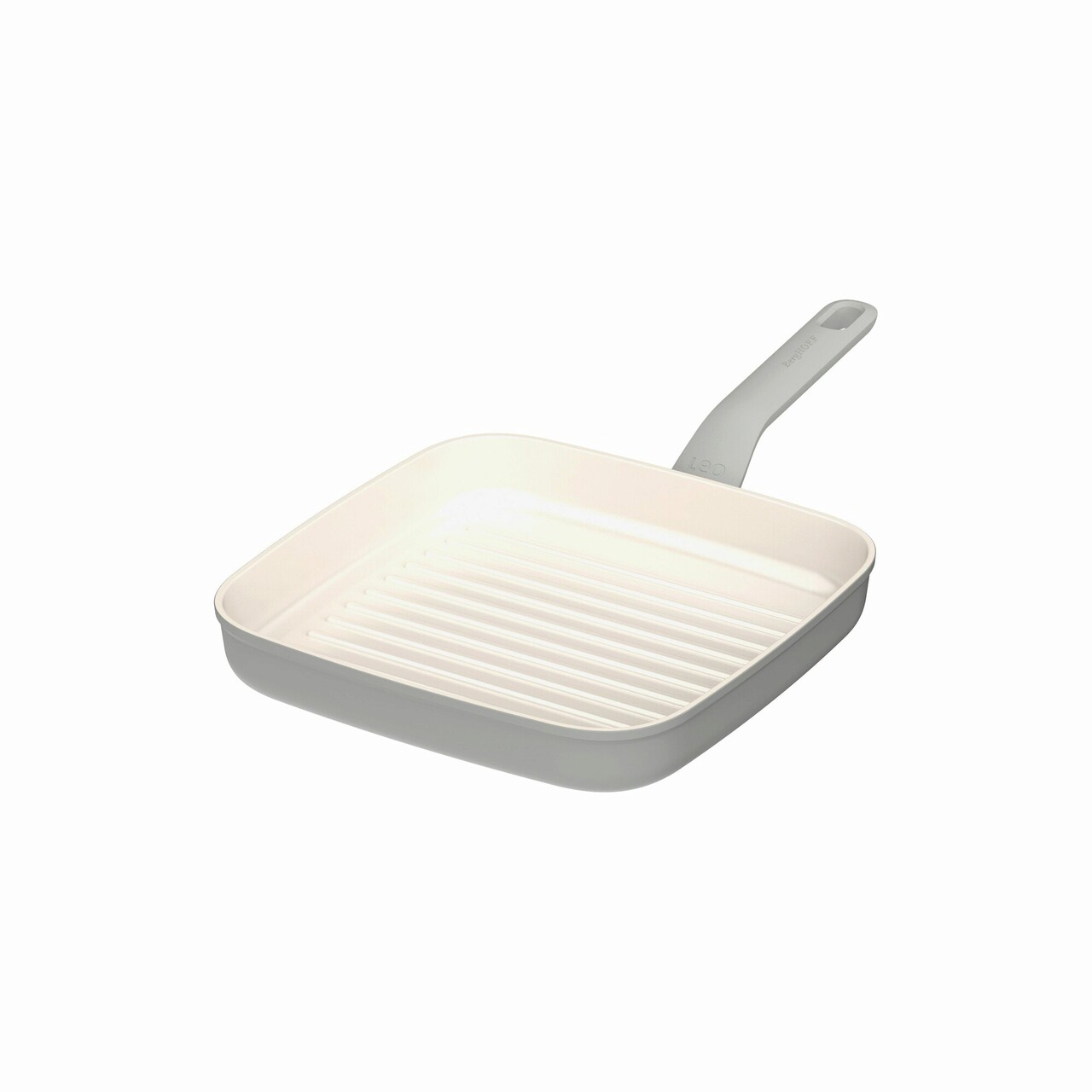 Tigaie grill BergHOFF, Leo Balance Moonmist, 24 x 24 cm, 1.8 L, aluminiu reciclat, strat antiaderent - imagine 3
